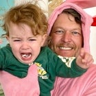 Blake Shelton Makes Carson Daly’s Daughter Cry While Dressed as Easter Bunny