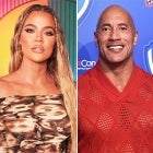 Khloe Kardashian and Dwayne Johnson