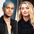 Dominic Fike and Amber Heard