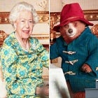 Queen Elizabeth and Paddington Bear