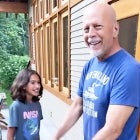 Bruce Willis and Mabel