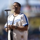 Denzel Washington at MLB All-Star Game
