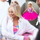 Margot Robbie Barbie Cake