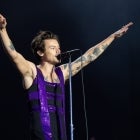 Harry Styles performs on the Main Stage at War Memorial Park on May 29, 2022 in Coventry, England