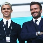 David Beckham and Romeo Beckham