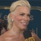 Hannah Waddingham Jokes She's 'Sweat-erella' in L.A. Heat at 2022 Emmys (Exclusive) 