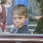 Prince George Seemingly Sticks His Tongue Out Amid Queen Elizabeth's Funeral