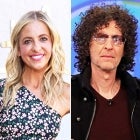 Sarah Michelle Gellar and Howard Stern