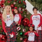 Khloé, Kris, True, and Dream Matching Family Pajamas