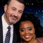 Jimmy Kimmel and Quinta Brunson
