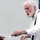Dick Van Dyke Hands Out Money at Labor Center in Malibu