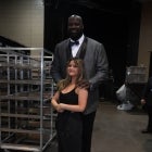 Maren Morris and Shaquille O'Neal attend The Event hosted by the Shaquille O'Neal Foundation at MGM Grand Garden Arena on October 01, 2022 in Las Vegas, Nevada. 