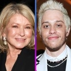 Martha Stewart and Pete Davidson