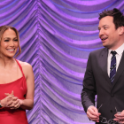 Jennifer Lopez and Jimmy Fallon together