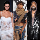 Kendall Jenner and Jaden Smith and Kanye West