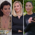 Kourtney, Khloe, and Kim Kardashian