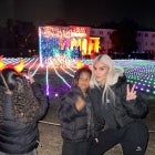 Kim Kardashian and Saint West 