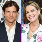 Ashton Kutcher and Savannah Guthrie