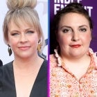 Melissa Joan Hart and Lena Dunham 