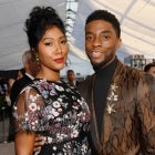 Taylor Simone Ledward and Chadwick Boseman