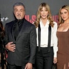 Sylvester Stallone, Jennifer Flavin, and daughters