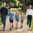 Prince William and Kate Middleton Wear Denim for Family Christmas Card 