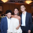 Nia Long with sons Kez Sunday Udoka and Massai Z. Dorsey