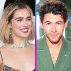 Haley Lu Richardson and Nick Jonas 