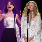 Lea Michele and Barbra Streisand