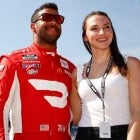 Bubba Wallace and Amanda Carter