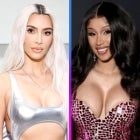 Kim Kardashian and Cardi B
