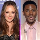 Leah Remini and Jerrod Carmichael 