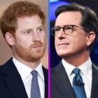 Prince Harry and Stephen Colbert 