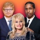 Dolly Parton, Ed Sheeran, and ASAP Rocky