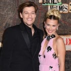 Jake Bongiovi and Millie Bobby Brown