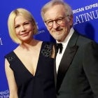 Steven Spielberg and Michelle Williams
