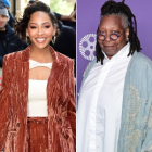 Meagan Good and Whoopi Goldberg