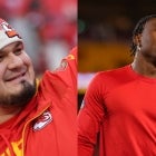 Kanas City Chiefs players welcome children 