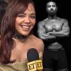 Tessa Thompson Reacts to Michael B. Jordan's Underwear Photoshoot (Exclusive)