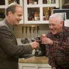 Kelsey Grammer as Dr. Frasier Crane, John Mahoney as Martin Crane