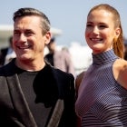 Jon Hamm and Anna Osceola