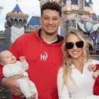 Patrick Mahomes and Brittney Mahomes and Family
