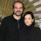 David Harbour and Lily Allen