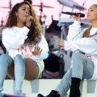 Ariana Grande and Victoria Monet