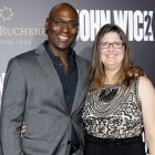 Lance Reddick and Stephanie Reddick