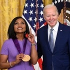 Mindy Kaling and Joe Biden