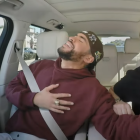 Bad Bunny and James Corden