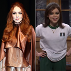 Lindsay Lohan and Jenna Ortega