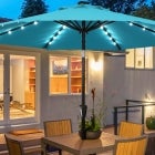 Patio Umbrella with Lights