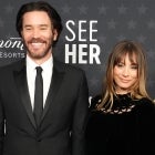 Tom Pelphrey and Kaley Cuoco